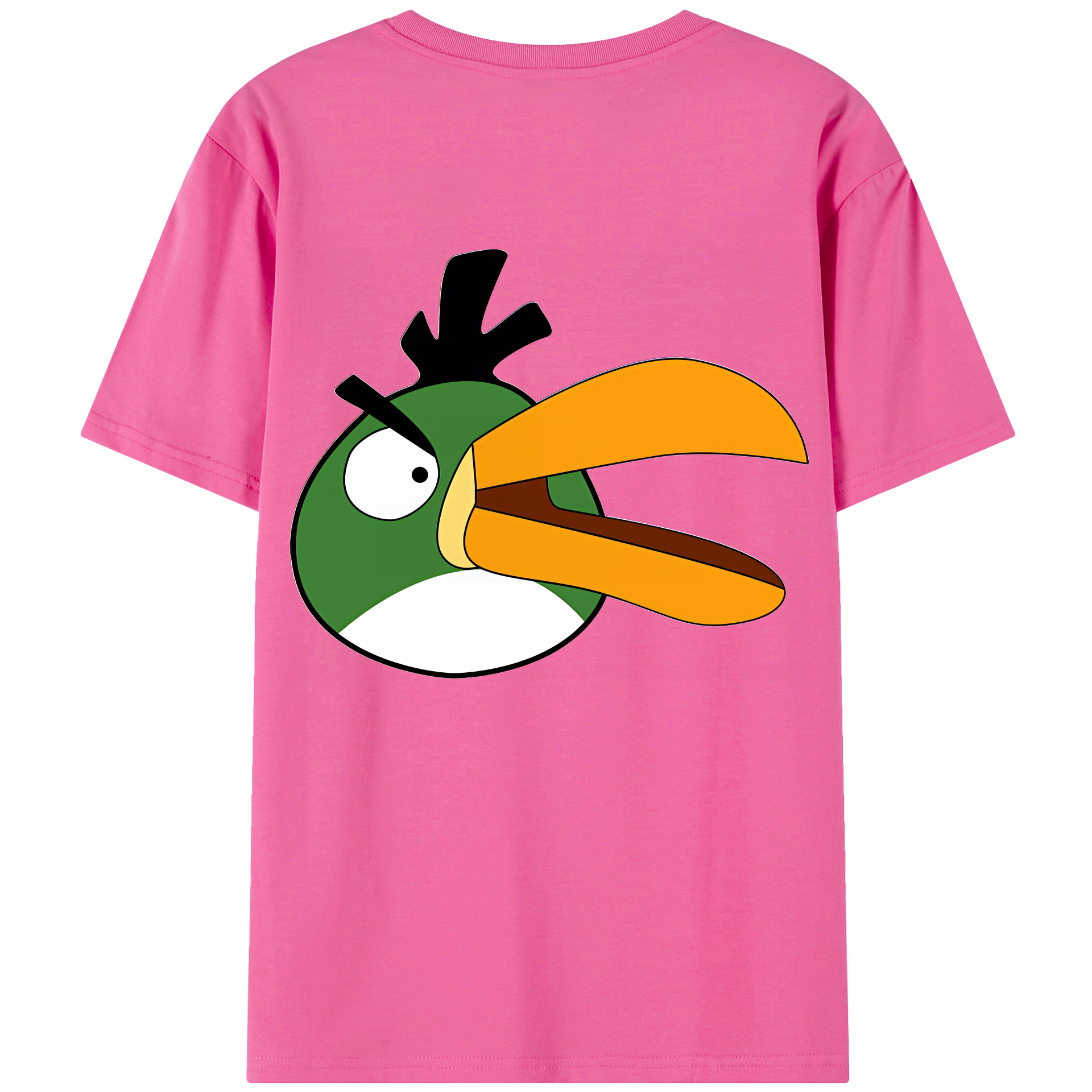 （画像用） Angry Birds アングリーバード レディース半袖Tシャツ(バックプリント)